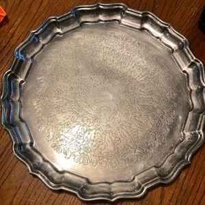 Vintage Reed & Barton Chippendale 14” Silver Plate